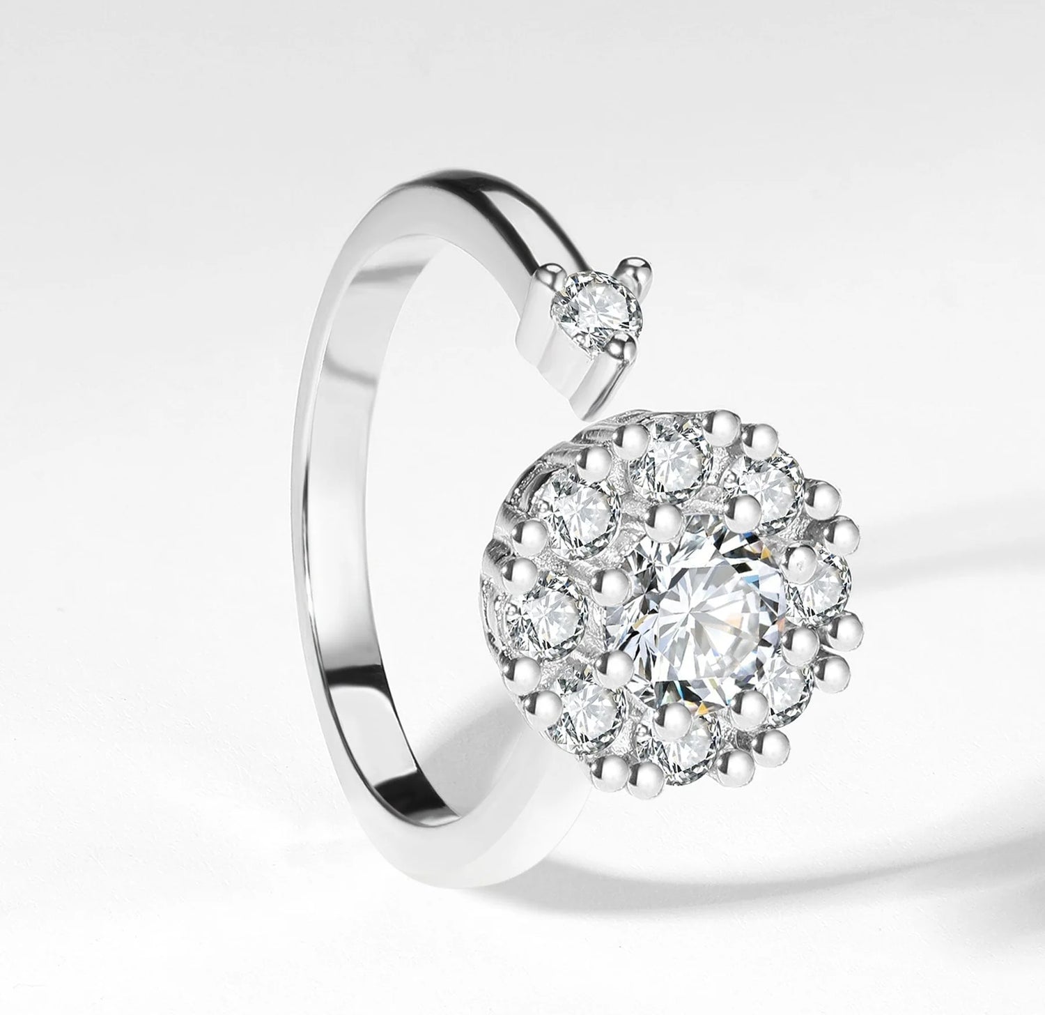 CRYSTAÉ | Bague anti-stress en acier inoxydable