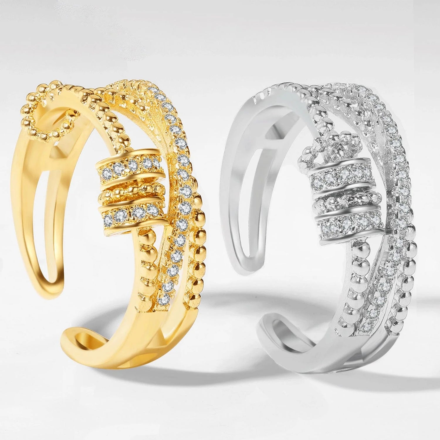 Harmonia | Bague anti-stress en acier inoxydable