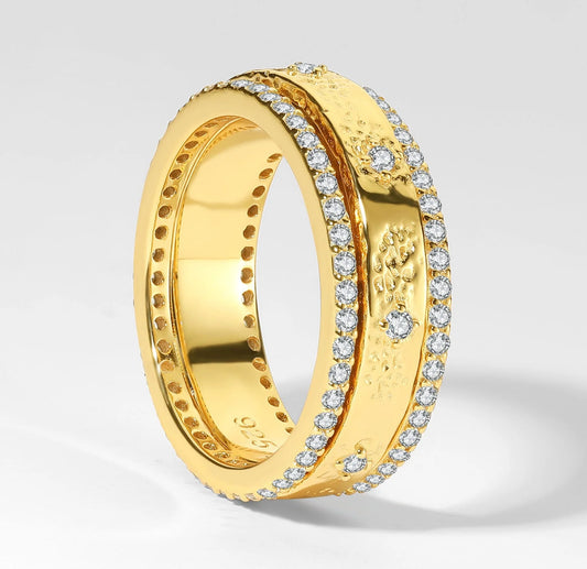 ALLEGRA | Bague anti-stress en acier inoxydable