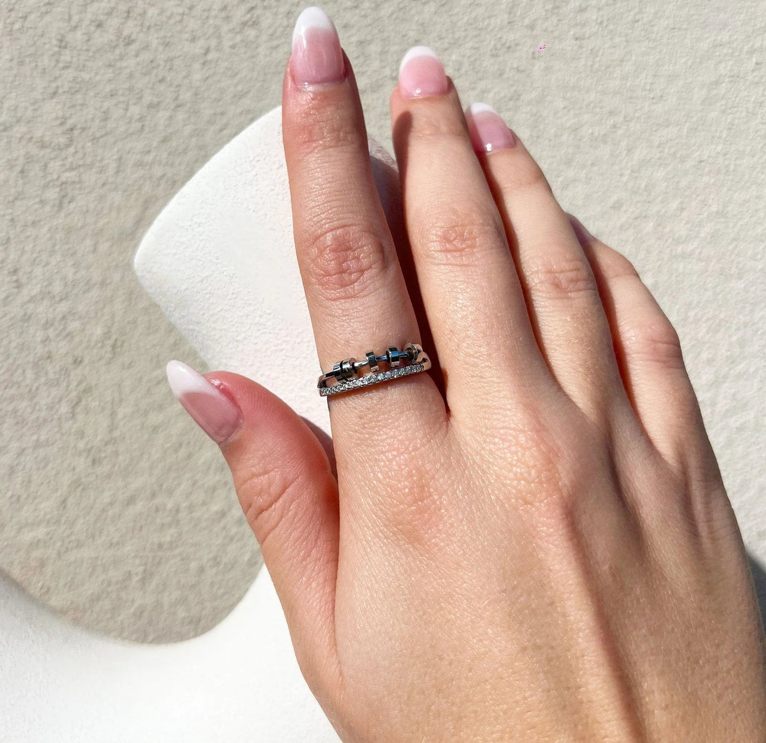 TRANQUILITY | Bague anti-stress en acier inoxydable