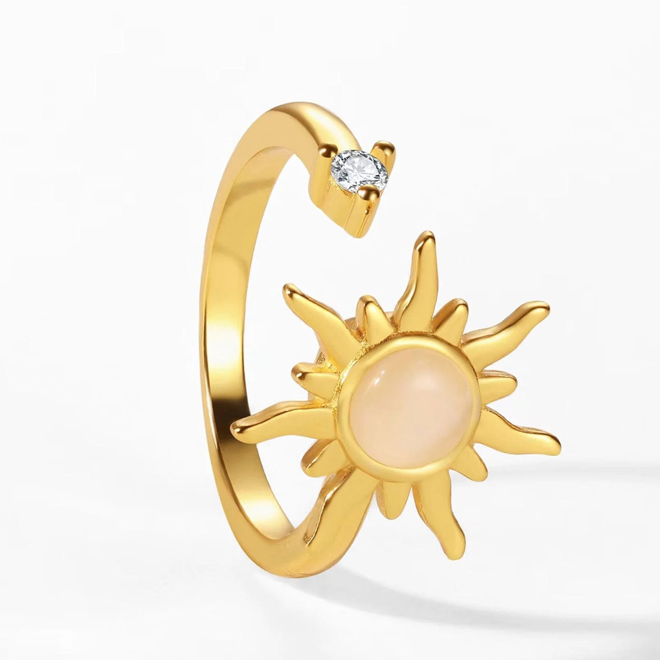 RAYA | Bague anti-stress en acier inoxydable