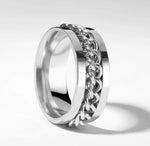 CLÉON | Bague anti-stress en acier inoxydable