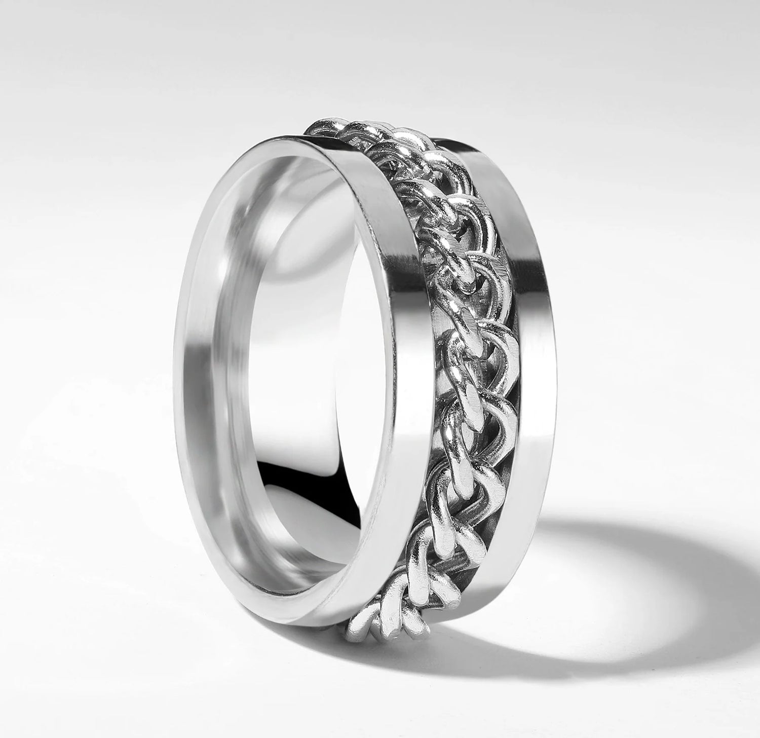 CLÉON | Bague anti-stress en acier inoxydable