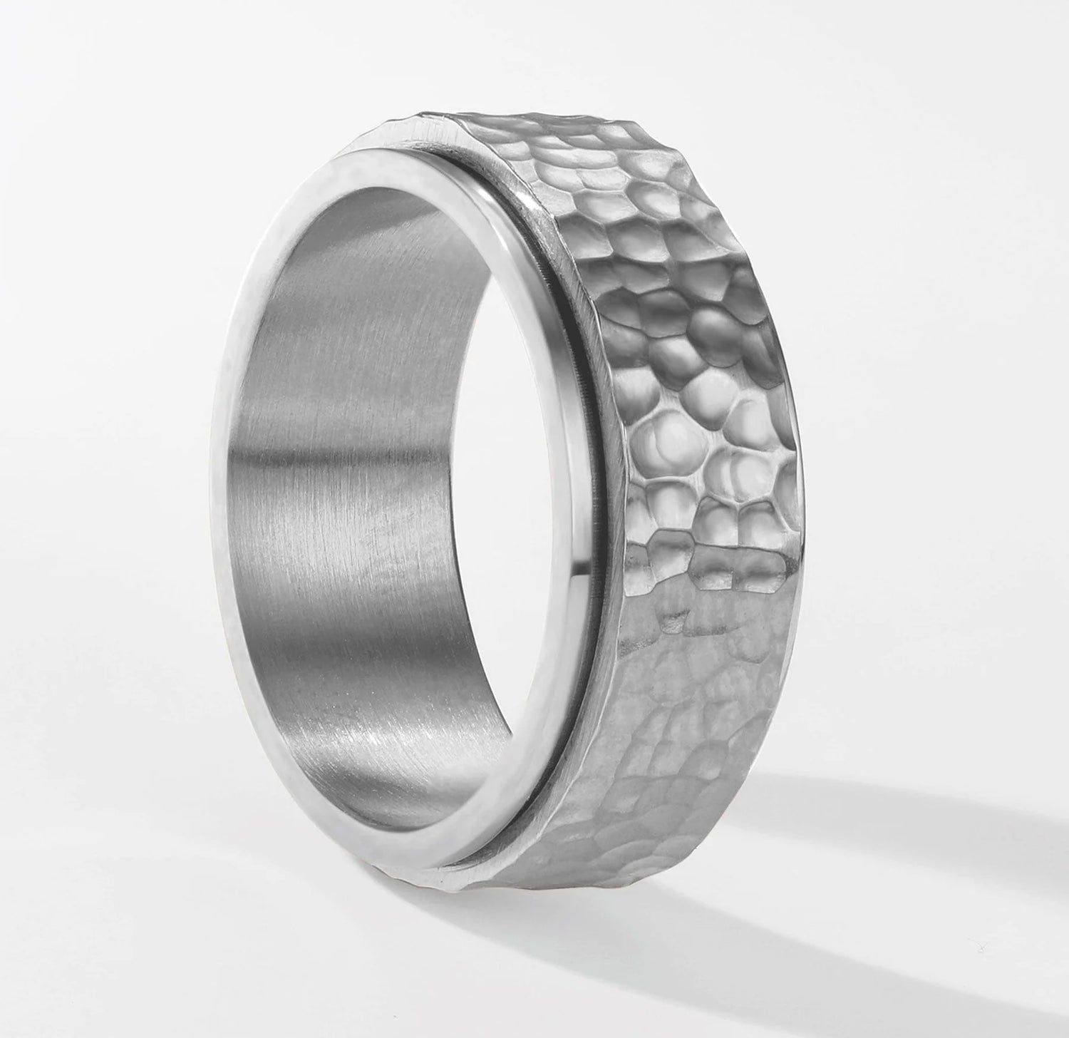 ALORÉ | Bague anti-stress en acier inoxydable